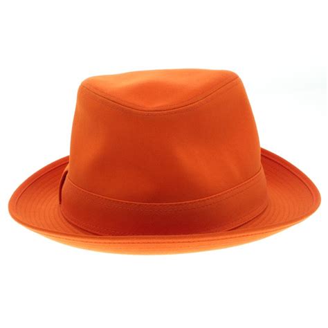 hermes orange hat|authentic Hermes hats for sale.